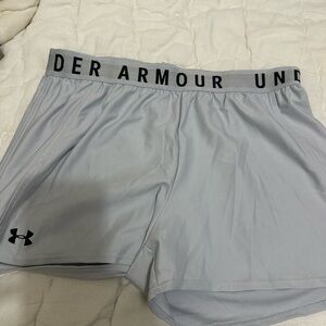 Under Armour Light Gray Performance Shorts
